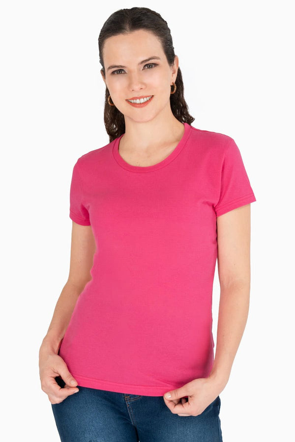 Playera manga corta básica