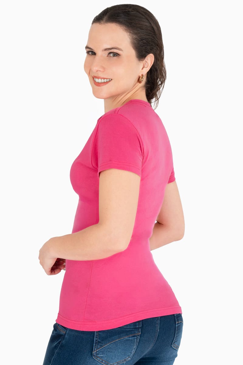 Playera manga corta básica