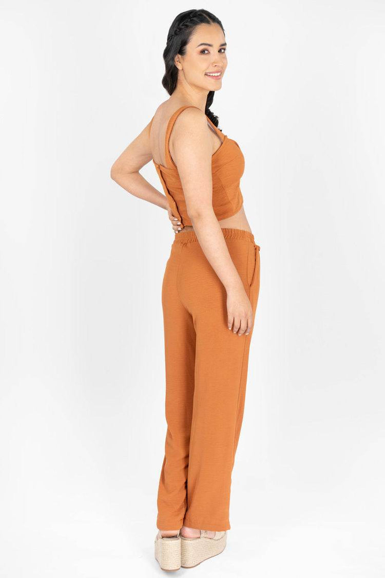 Conjunto con top y pantalón - Santory Ropa  (6953916104771)