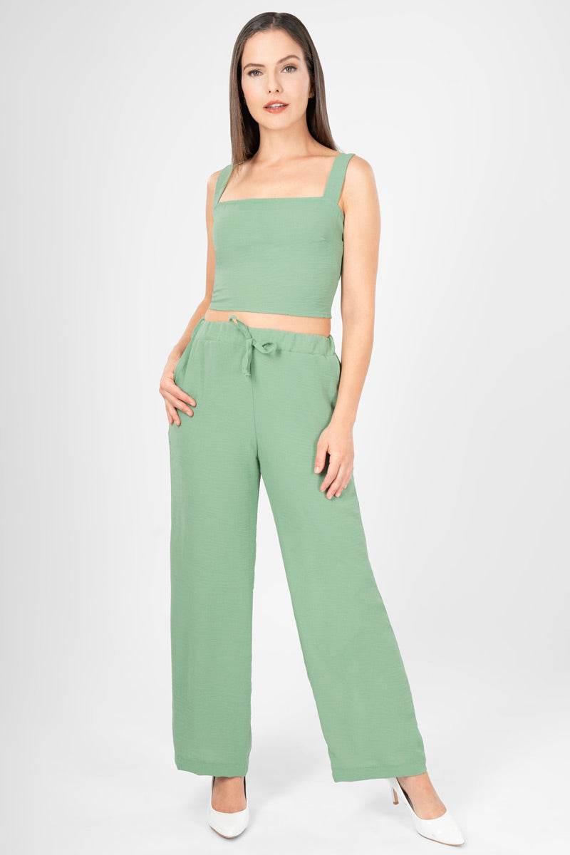 Conjunto top y pantalón con bolsa - Santory Ropa  (7396640555075)