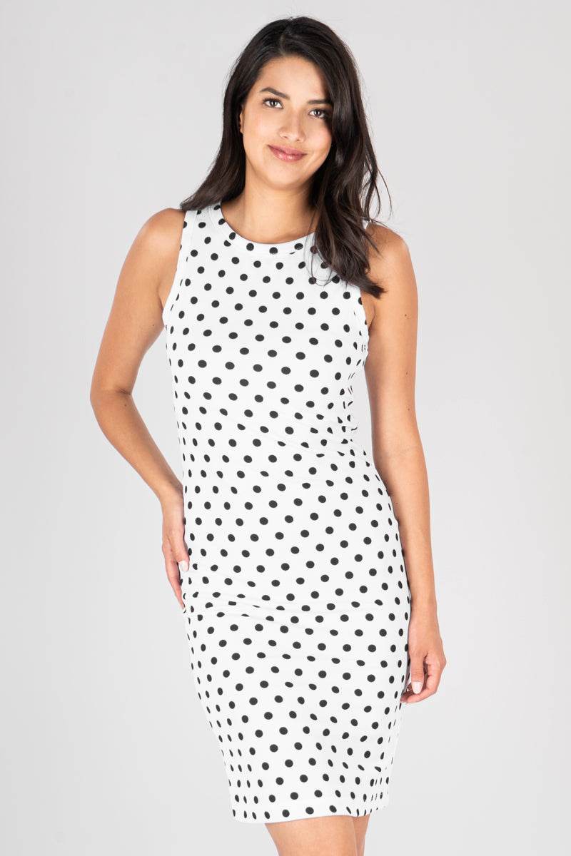 Vestido sin mangas con estampado - Santory Ropa  (7209199173699)