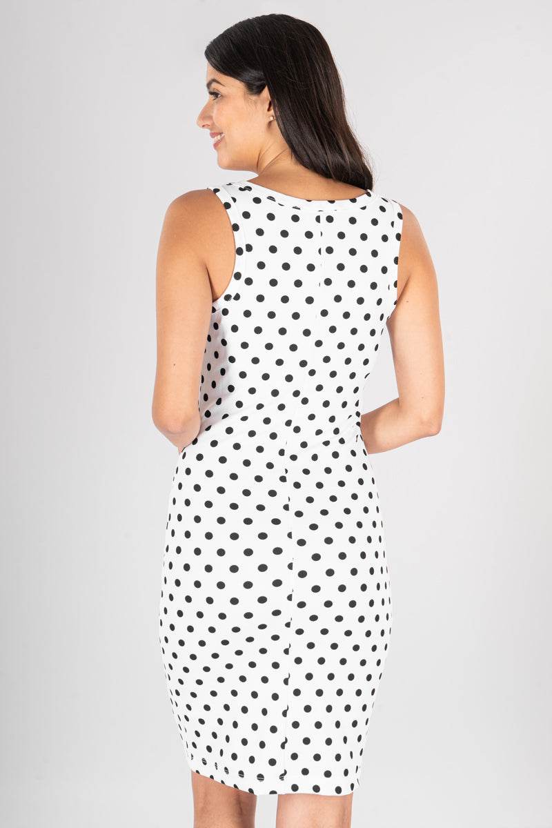 Vestido sin mangas con estampado - Santory Ropa  (7209199173699)