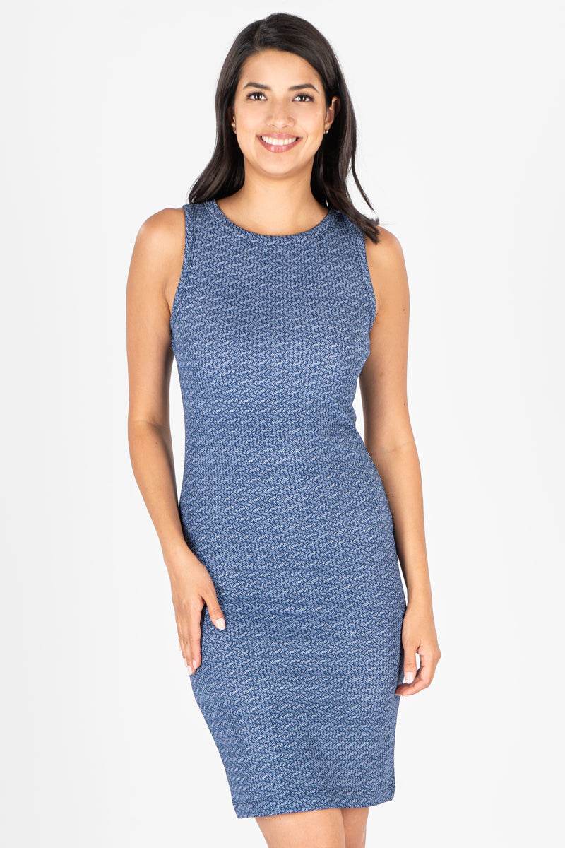 Vestido sin mangas con estampado - Santory Ropa  (7209199173699)