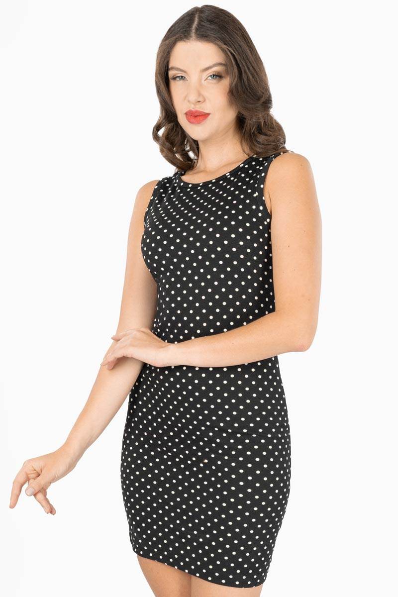 Vestido estampado sin manga - Santory Ropa  (7463649738819)