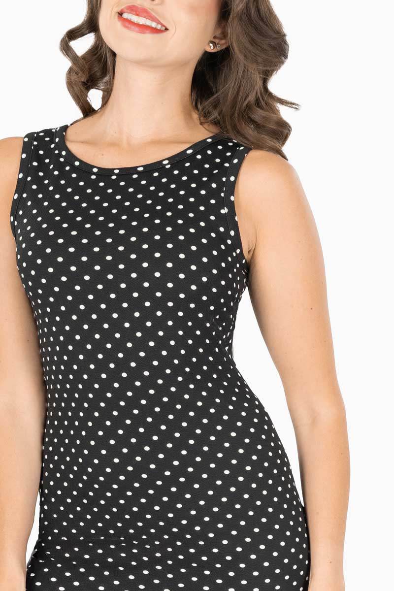 Vestido estampado sin manga - Santory Ropa  (7463649738819)