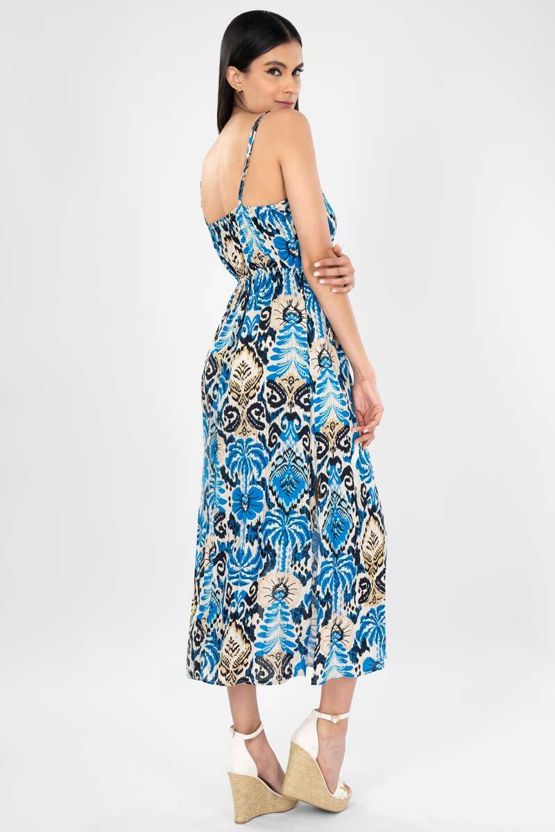 Vestido largo de tirantes - Santory Ropa  (7391892045891)