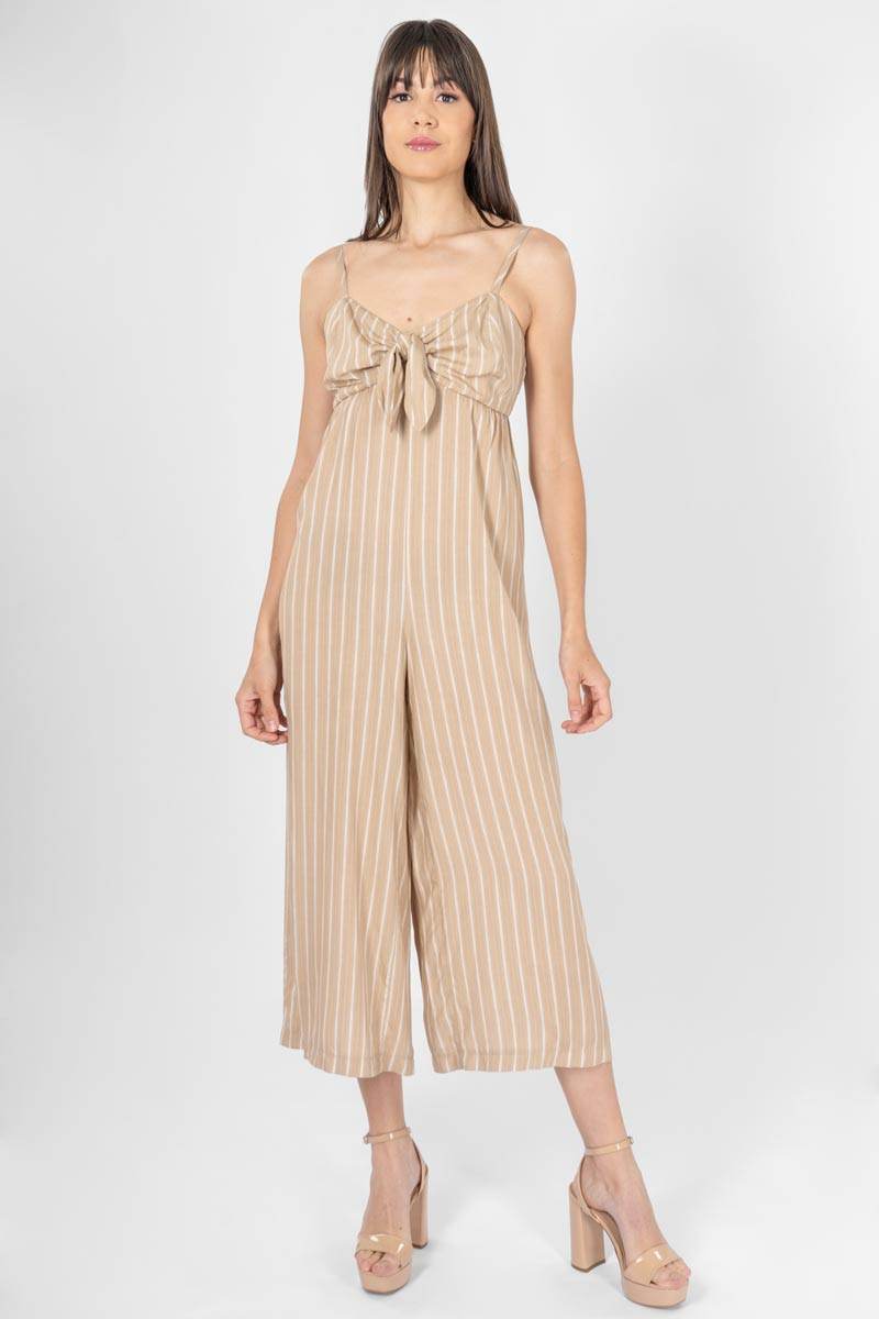 Jumpsuit de rayas con tirantes - Santory Ropa  (7340675301443)