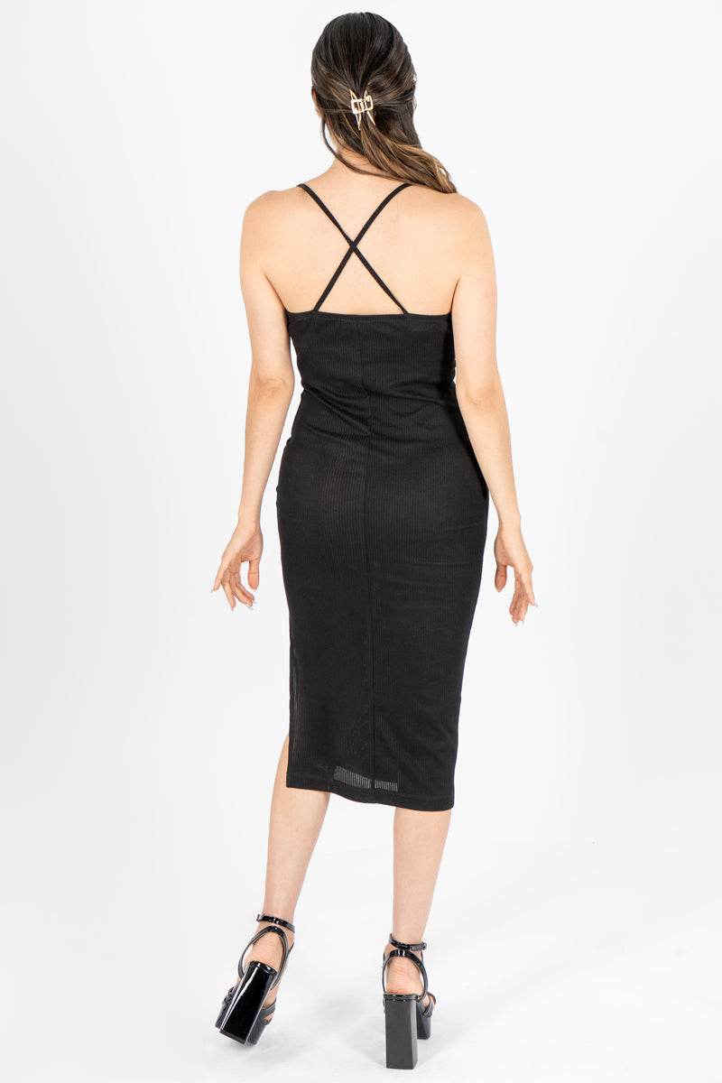 Vestido midi de tirantes - Santory Ropa  (7193788022851)