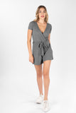 Shortsuit con cruce en escote