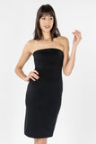 Vestido liso strapless (7265566687299)