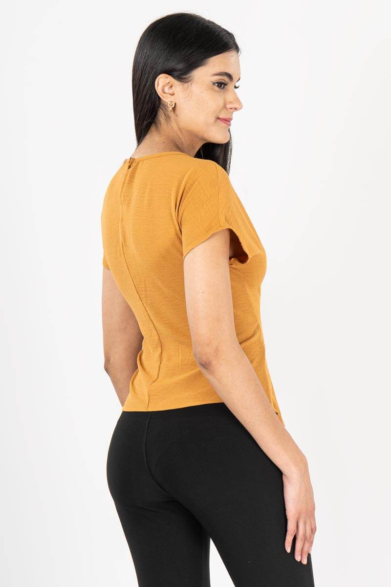 Blusa manga corta lisa - Santory Ropa  (7467150868547)