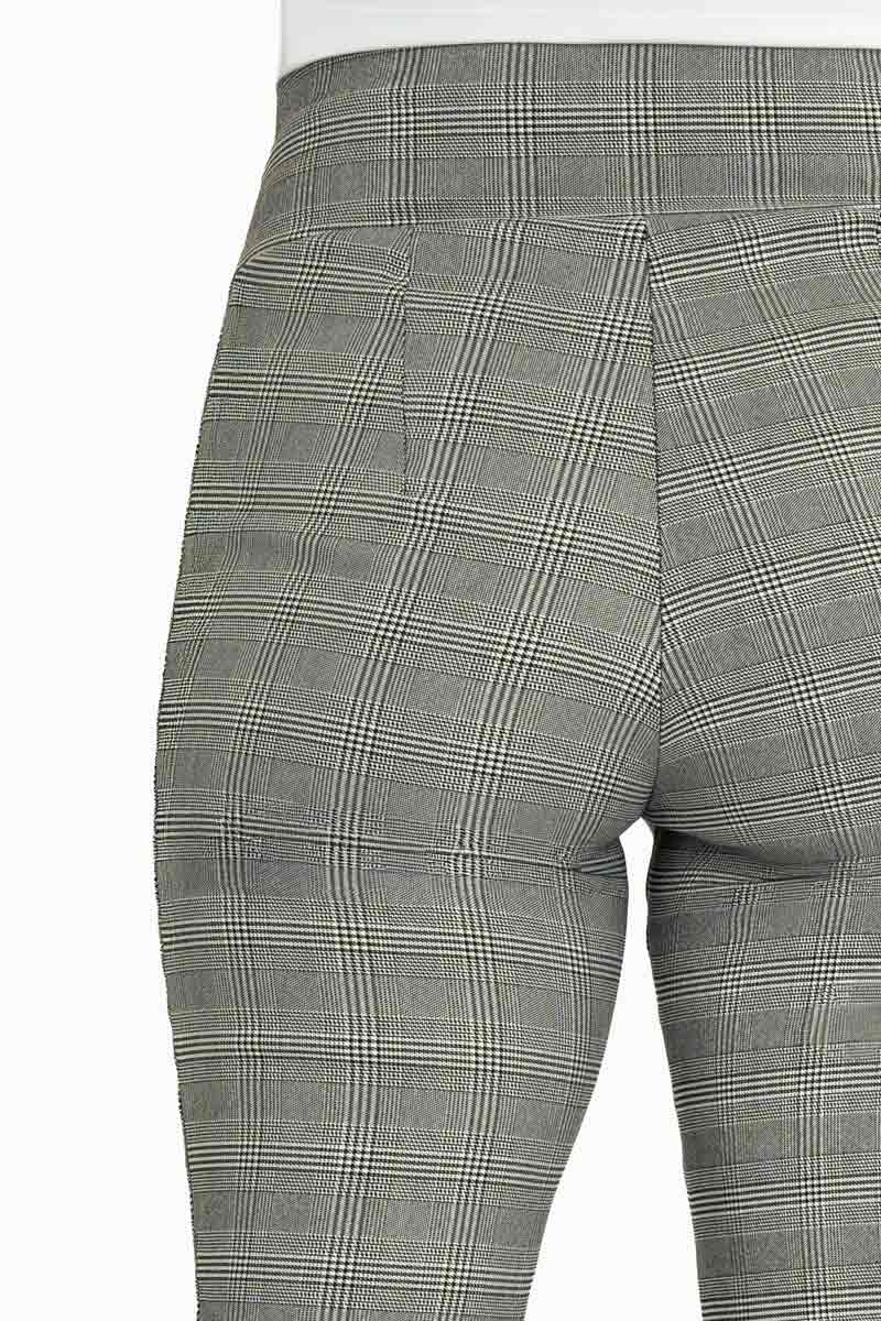 Legging pretina ancha de cuadros