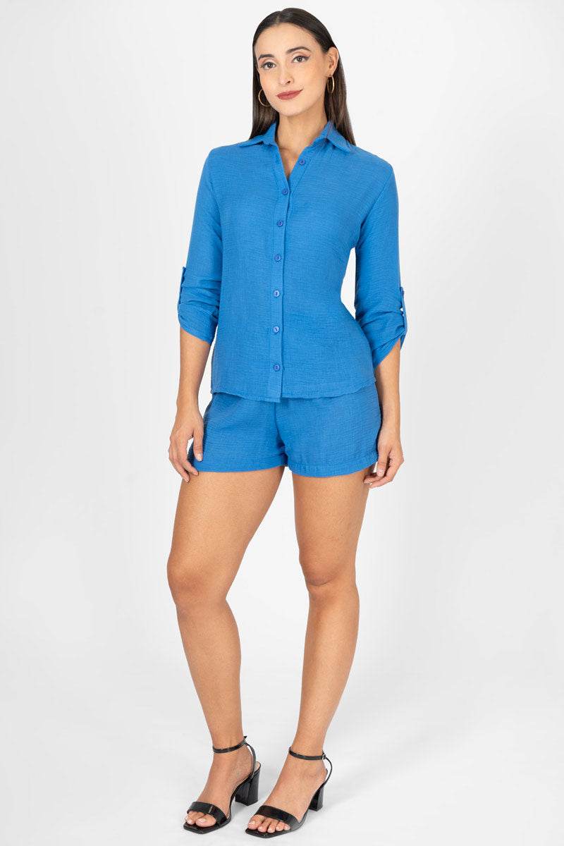 Conjunto camisa y short - Santory Ropa  (7420391817283)