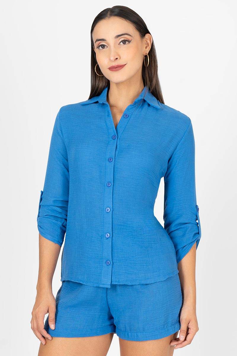 Conjunto camisa y short - Santory Ropa  (7420391817283)