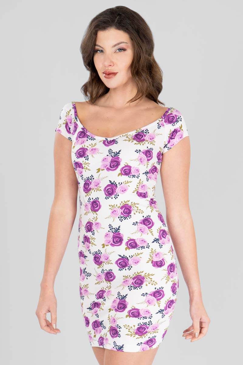 Vestido hombros descubiertos - Santory Ropa  (7359075418179)