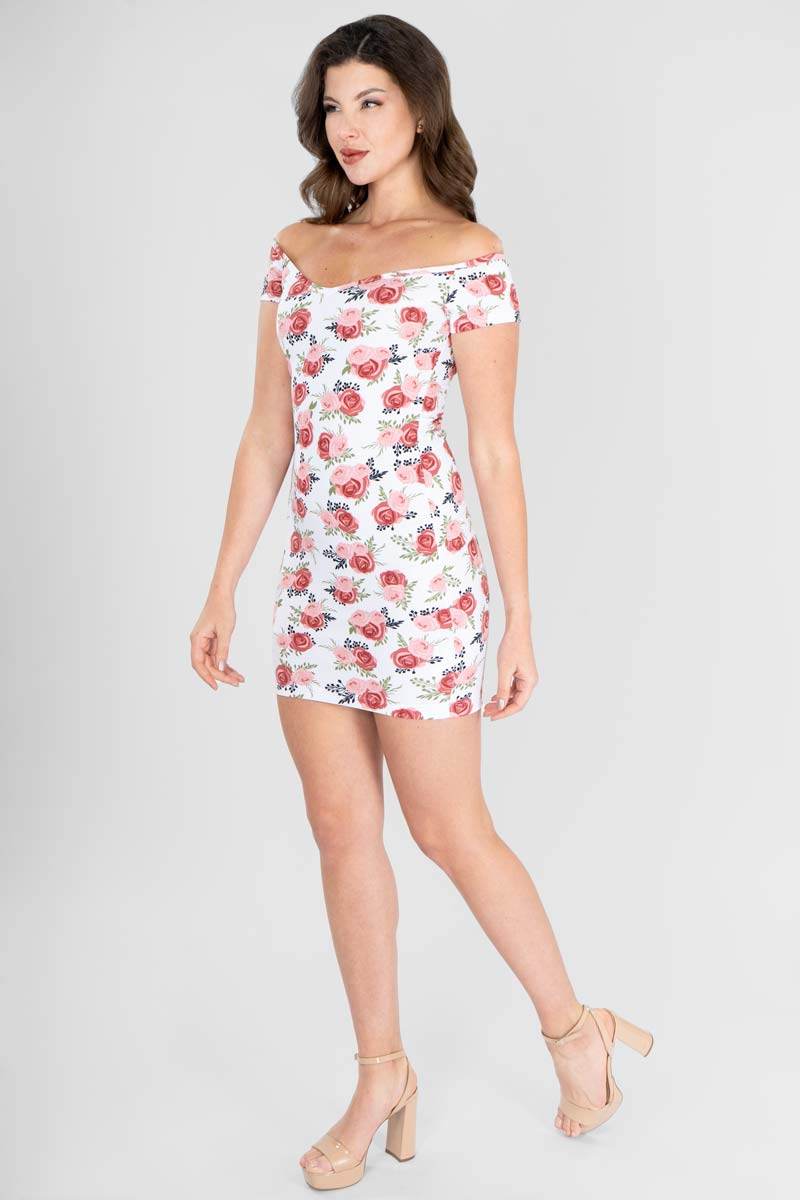 Vestido hombros descubiertos - Santory Ropa  (7359075418179)