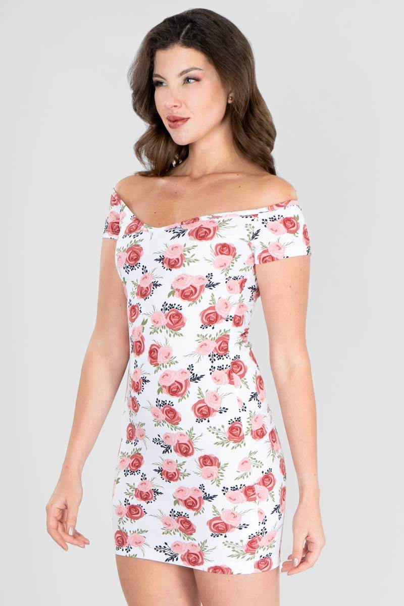 Vestido hombros descubiertos - Santory Ropa  (7359075418179)