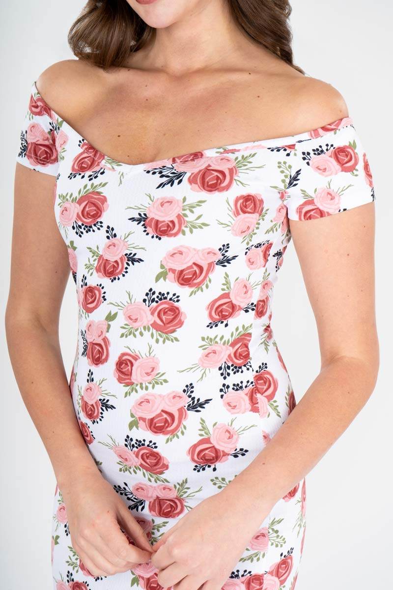 Vestido hombros descubiertos - Santory Ropa  (7359075418179)