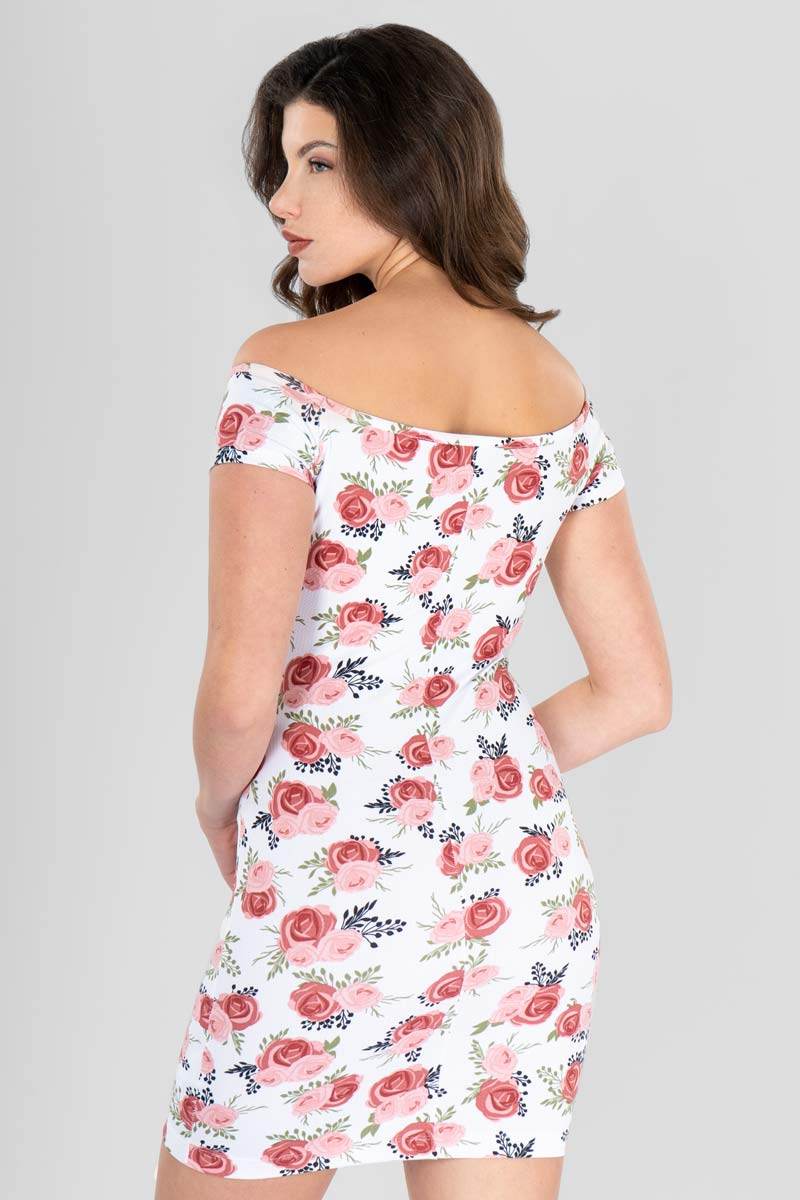 Vestido hombros descubiertos - Santory Ropa  (7359075418179)