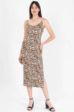 Vestido animal print de tirantes - Santory Ropa  (7406868037699)