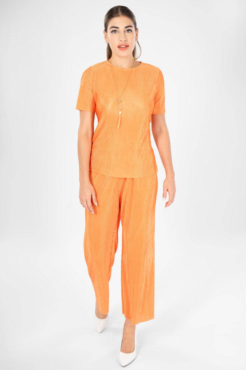 Conjunto de pantalón y playera plisado - Santory Ropa  (7391793512515)