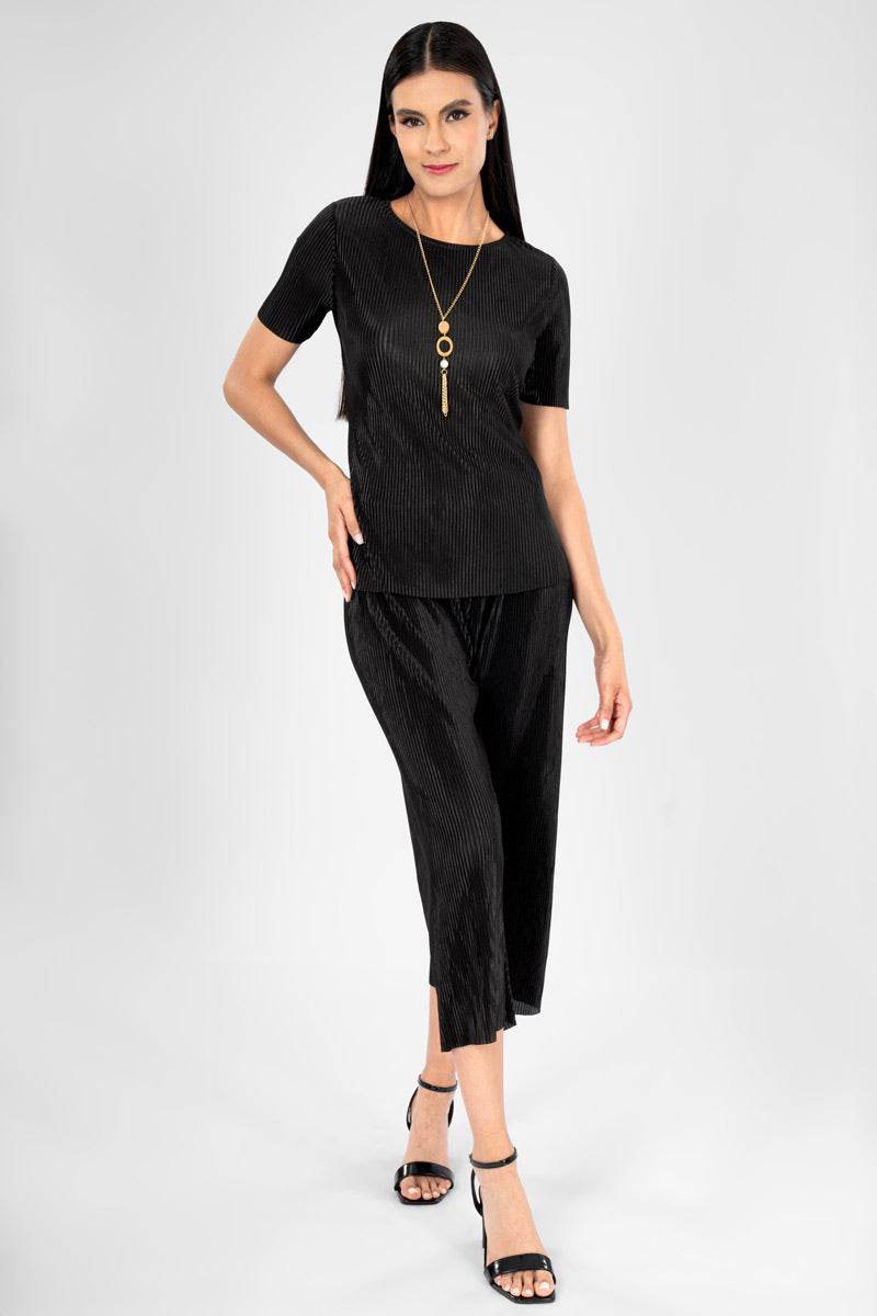 Conjunto de pantalón y playera plisado - Santory Ropa  (7391793512515)