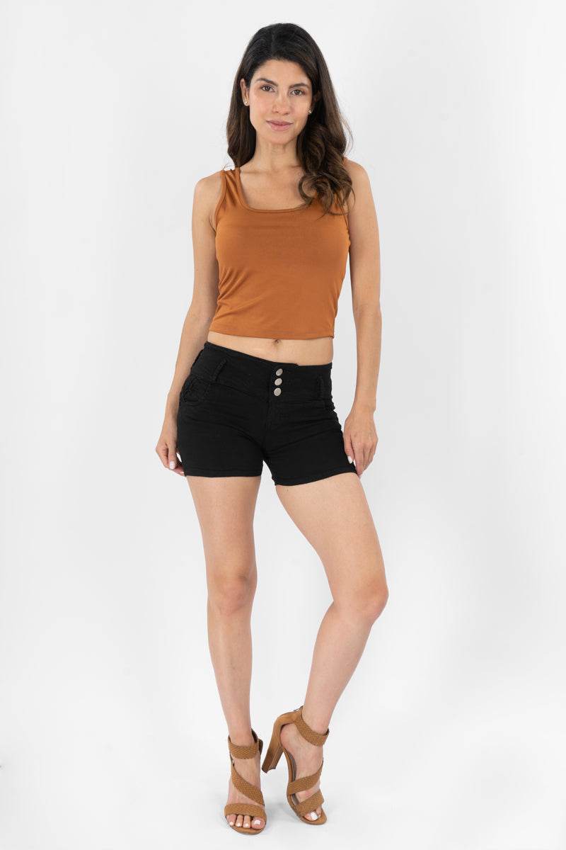 Short con pretina de 3 botones - Santory Ropa  (6798546108483)