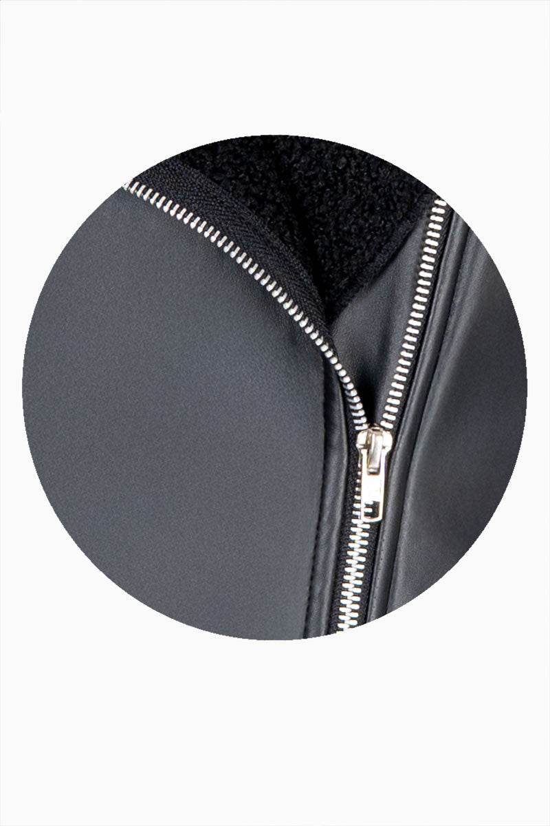 Chamarra con cuello aborregado - Santory Ropa  (7467880513603)