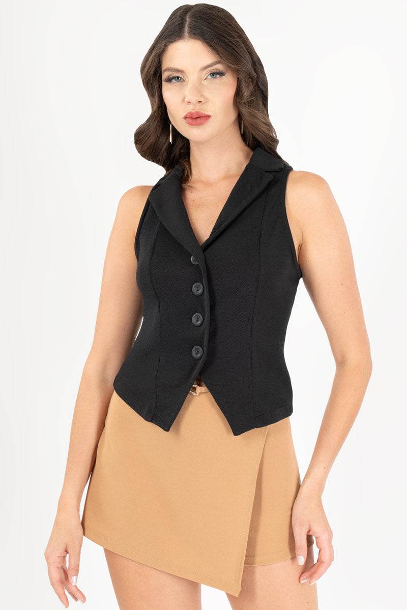 Chaleco cuello v - Santory Ropa  (7417450364995)