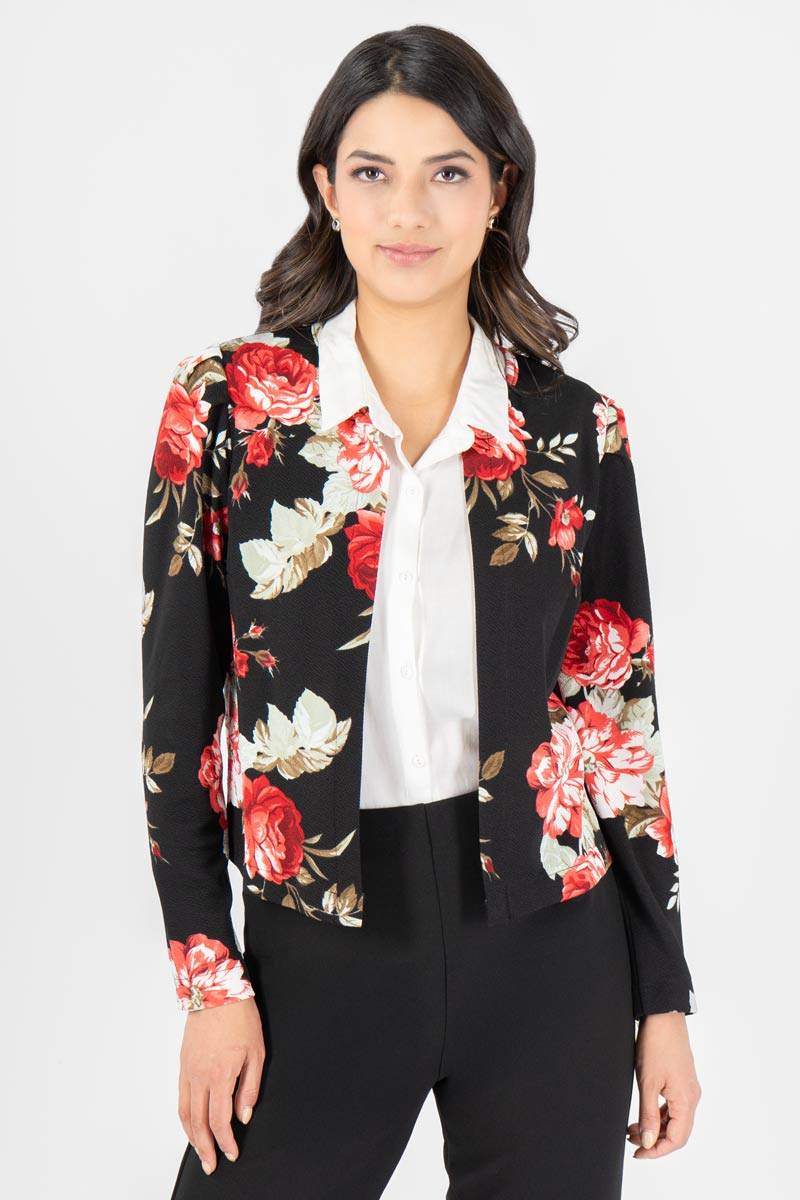 Saco floral plisado - Santory Ropa  (7417450299459)