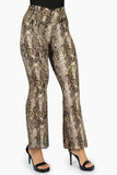 Legging Animal Print Acampanado para Mujer