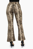 Legging Animal Print Acampanado para Mujer
