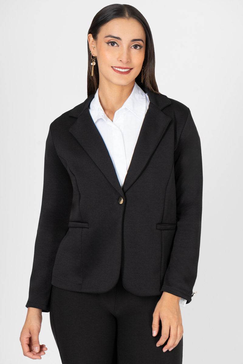 Saco con detalle en manga - Santory Ropa  (7423666978883)