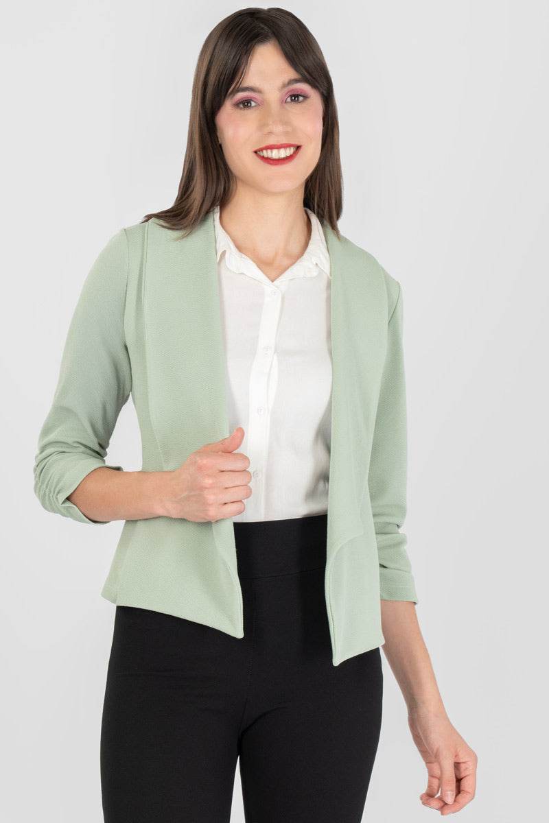 Saco liso con plisado - Santory Ropa  (7417332465731)