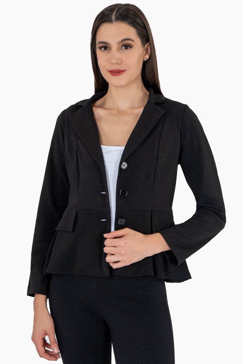 Saco con plisado en espalda - Santory Ropa  (7467150639171)