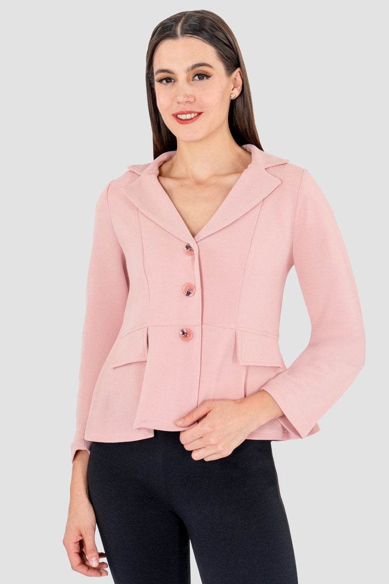 Saco con plisado en espalda - Santory Ropa  (7467150639171)