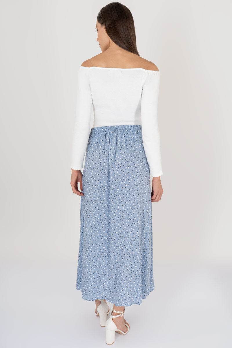 Falda envolvente con amarre - Santory Ropa  (7467150606403)