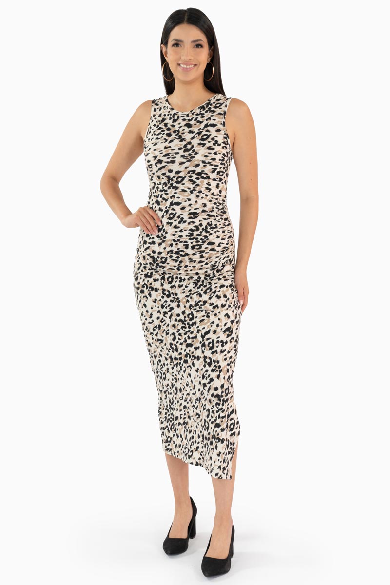 Vestido largo sin mangas