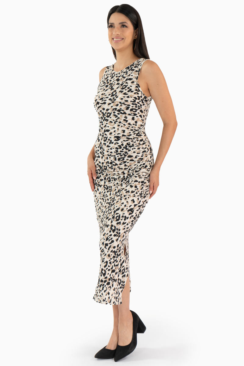 Vestido largo sin mangas