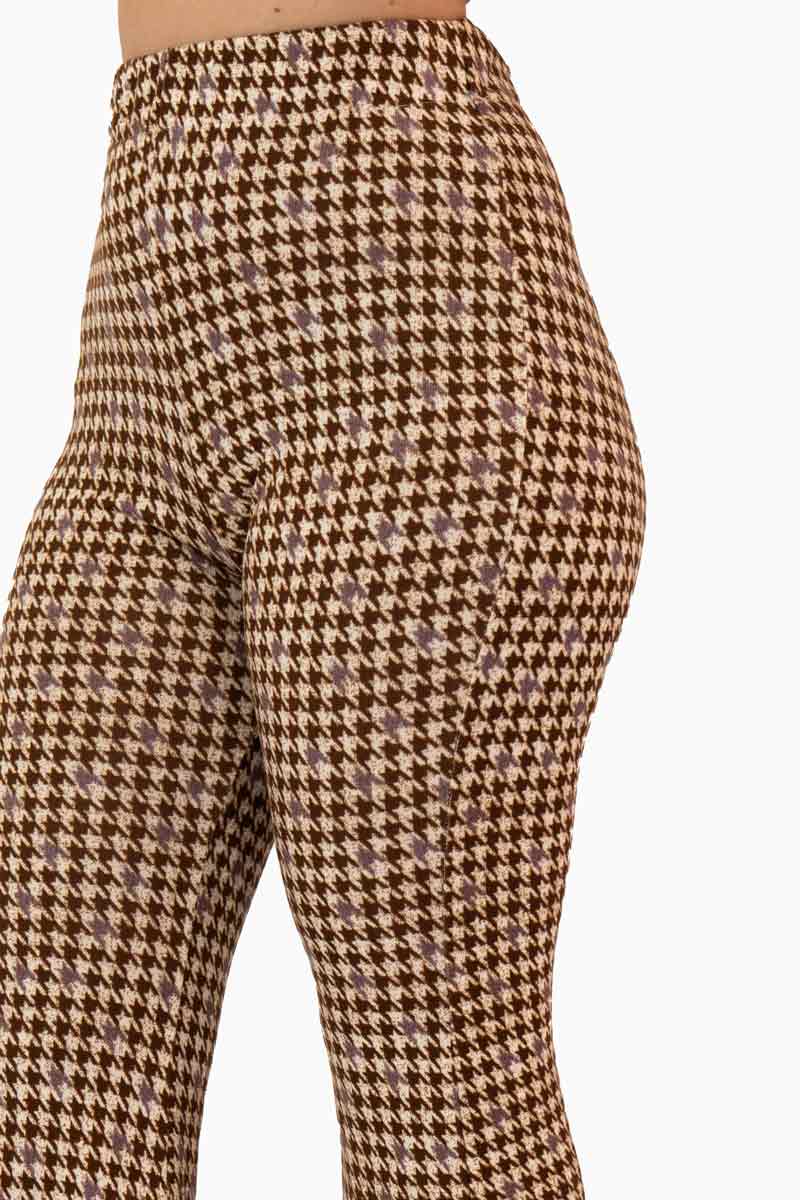 Pantalón de cuadros pierna ancha