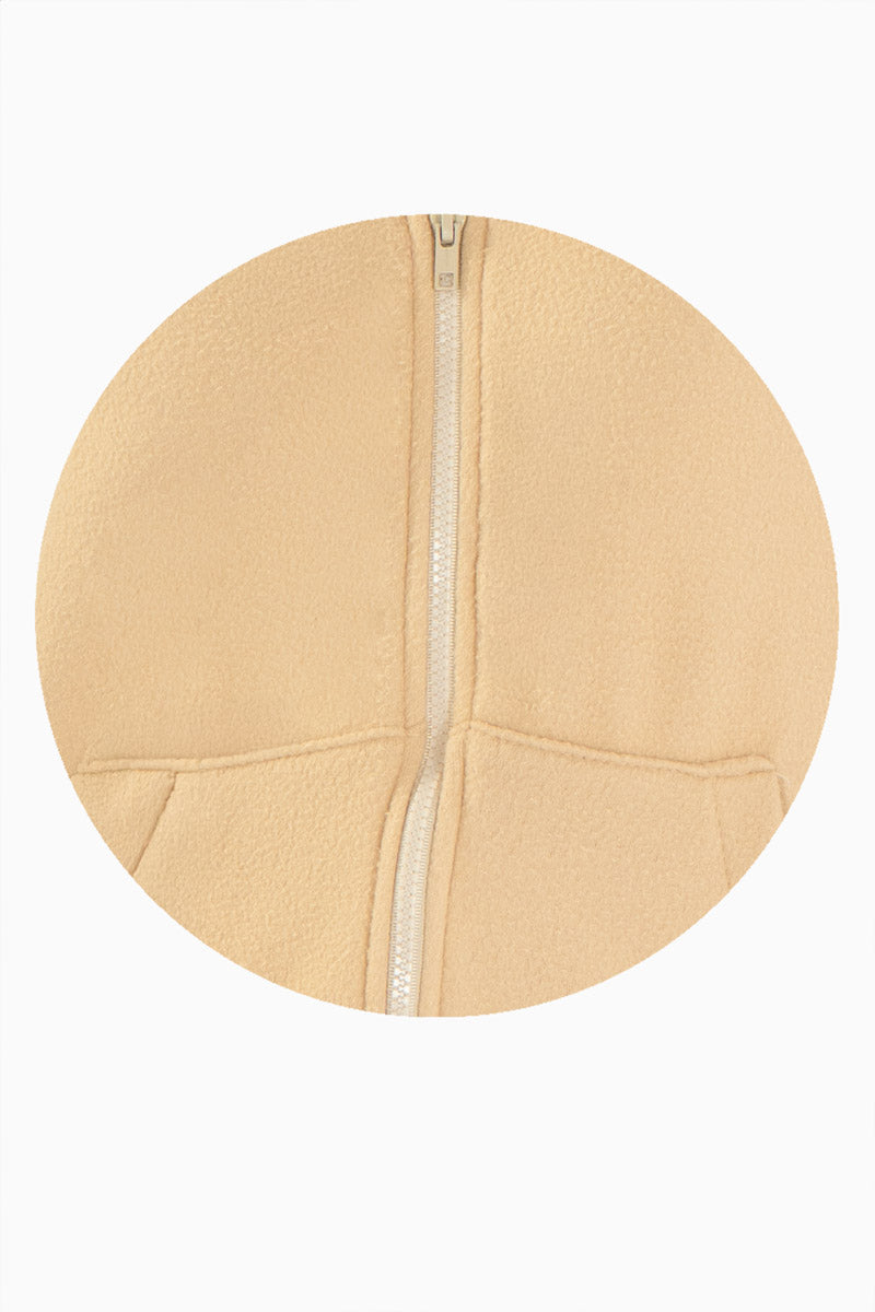 Chaleco polar con cierre