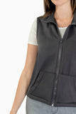 Chaleco polar con cierre