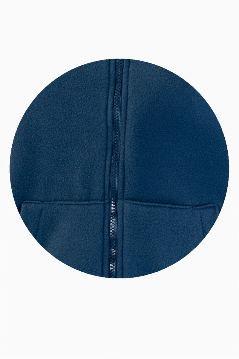 Chaleco polar con cierre