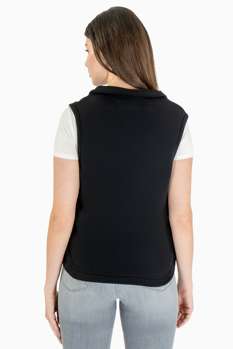 Chaleco polar con cierre