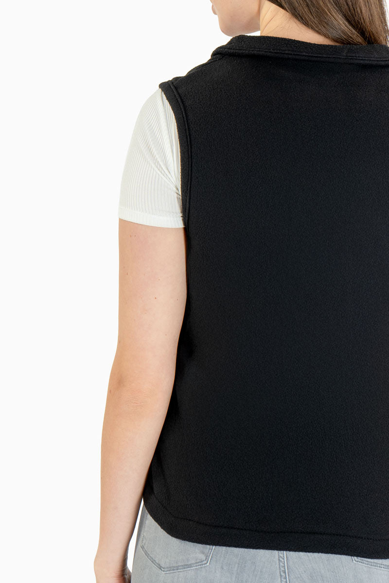 Chaleco polar con cierre