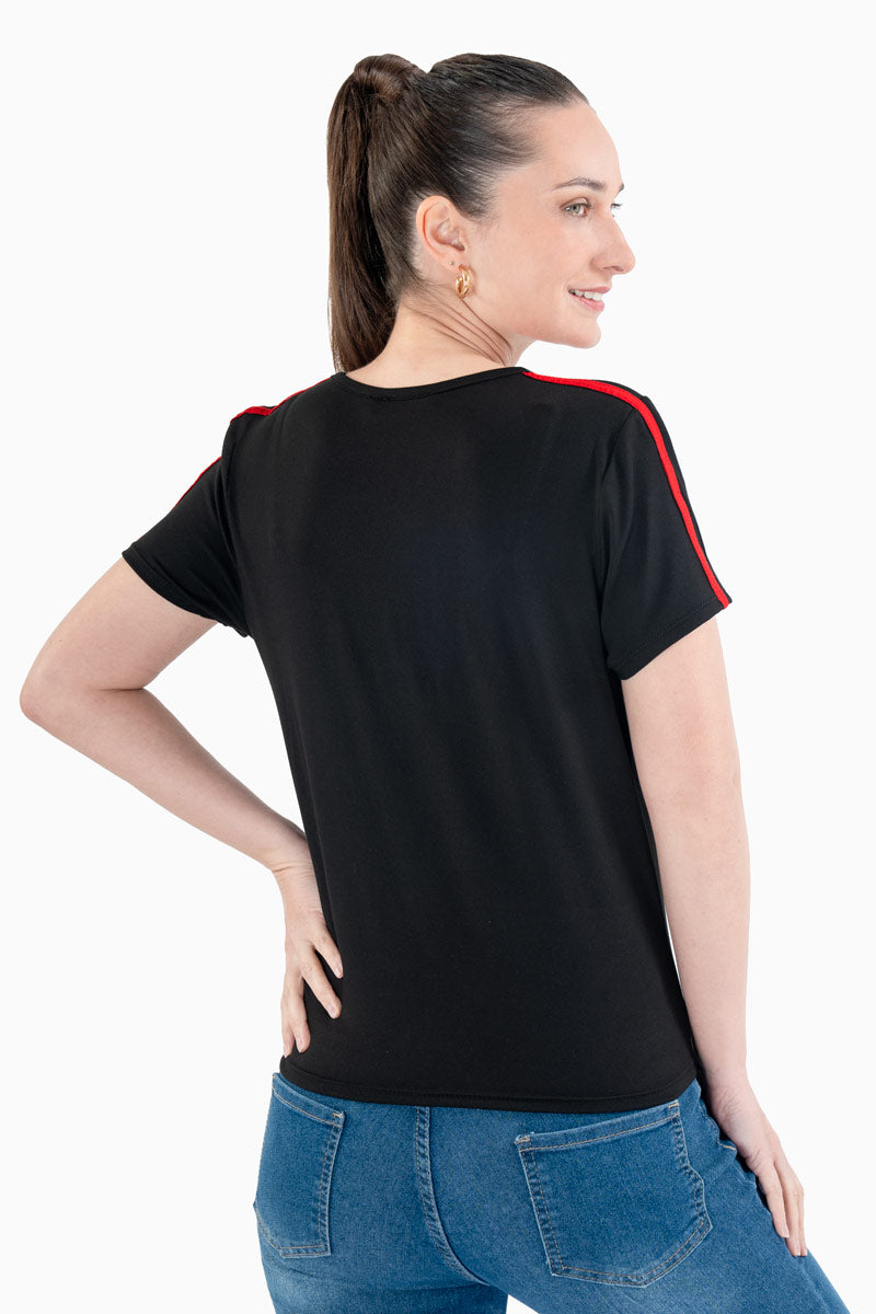 Playera con diseno "Mexicana de corazón"