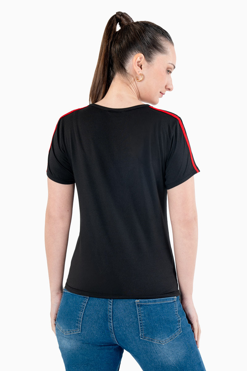 Playera cuello redondo estampado México