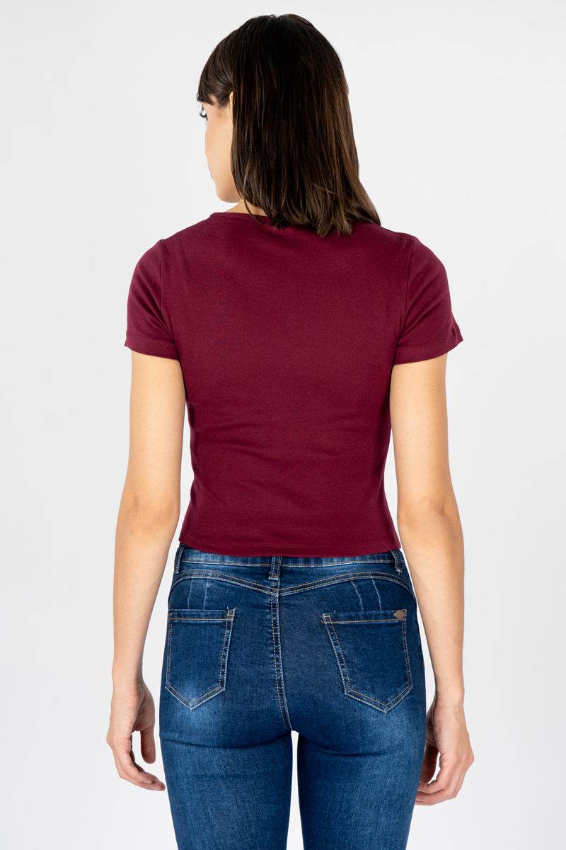 Playera lisa cuello v - Santory Ropa  (7260905996355)