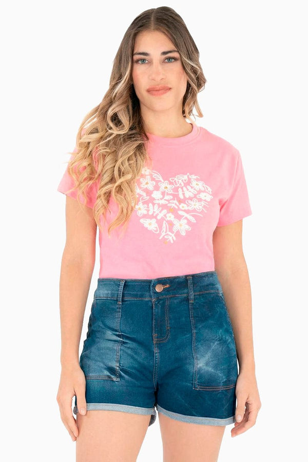 Short de mezclilla con bolsas