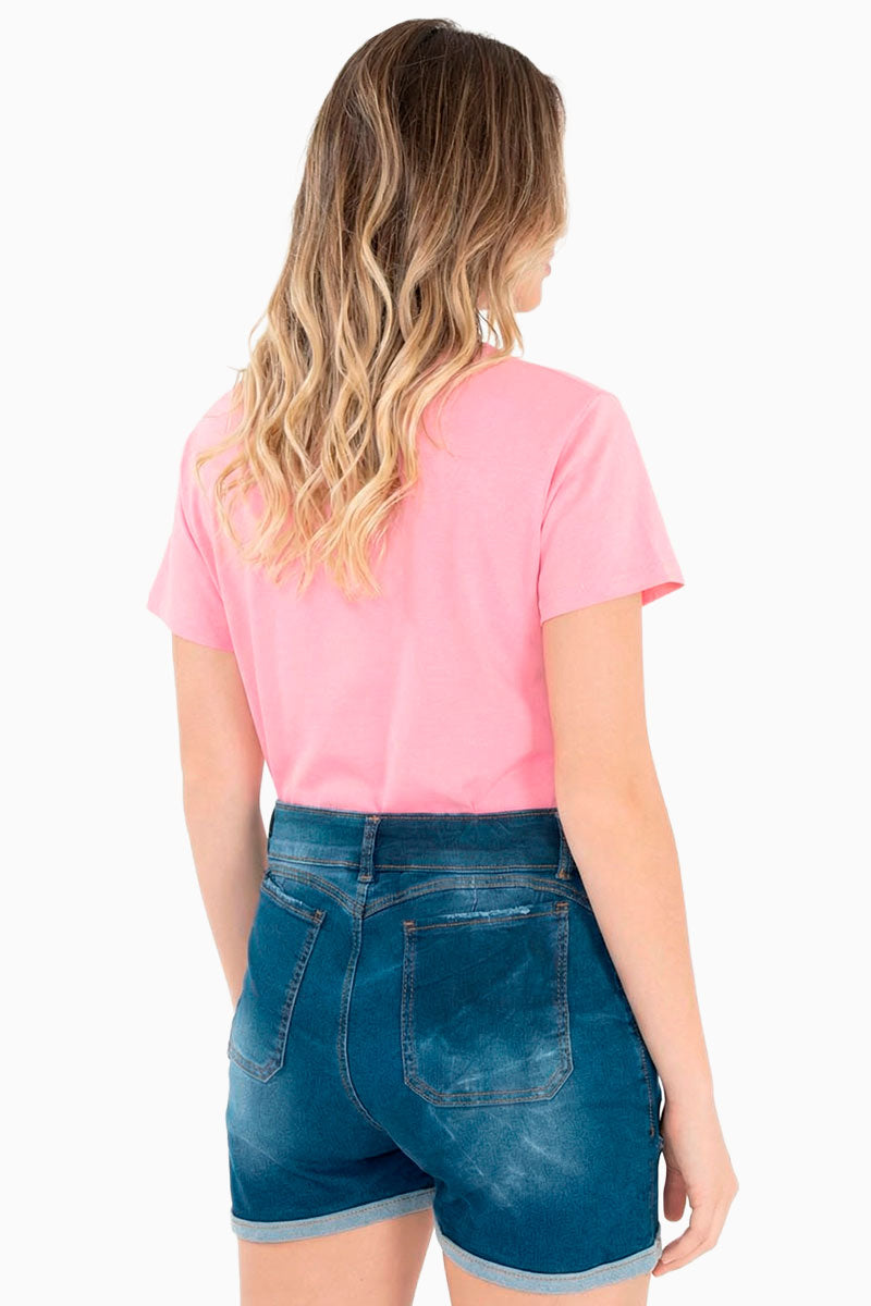 Short de mezclilla con bolsas